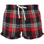 Women´s Tartan Frill Lounge Shorts
