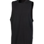 Men´s High Neck Slash Armhole Vest