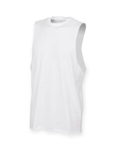 Men´s High Neck Slash Armhole Vest