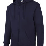 Zip Through Hooded Sweat Jacket