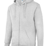 Zip Through Hooded Sweat Jacket