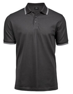 Men´s Luxury Stripe Stretch Polo
