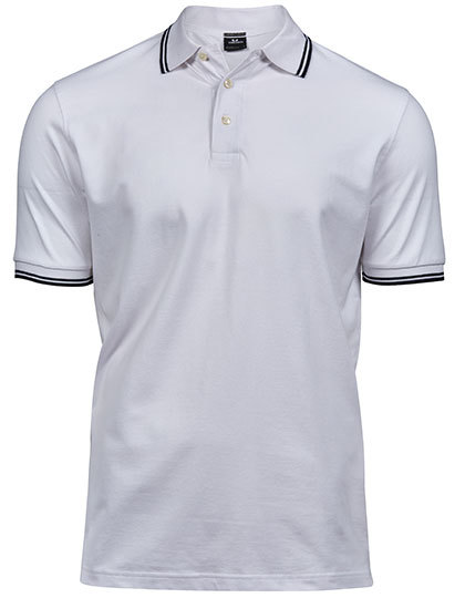 Men´s Luxury Stripe Stretch Polo