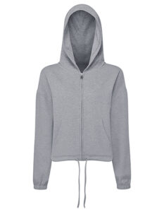 Women´s Recycled Drawstring Full-Zip Hoodie