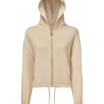 Women´s Recycled Drawstring Full-Zip Hoodie
