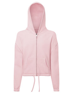 Kids Recycled Cropped Oversize Full-Zip Hoodie