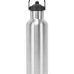 Vacuum Sports Water Bottle with Flip Up Straw