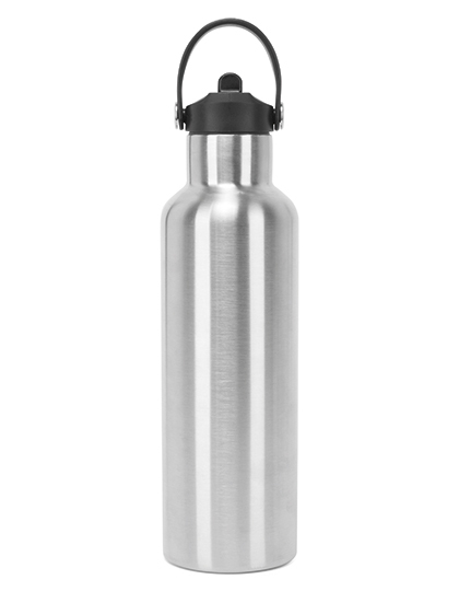 Vacuum Sports Water Bottle with Flip Up Straw