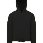 Kids Recycled Cropped Oversize Hoodie