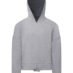 Kids Recycled Cropped Oversize Hoodie