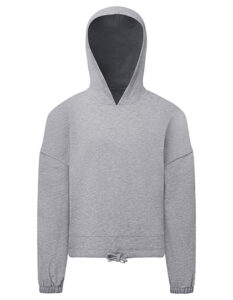 Kids Recycled Cropped Oversize Hoodie