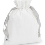 Cotton Gift Bag with Ribbon Drawstring