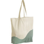 Organic Cotton Wave Print Maxi Bag