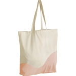 Organic Cotton Wave Print Maxi Bag
