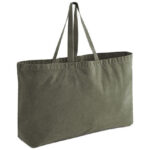 Garment Dyed Oversized Tote Bag