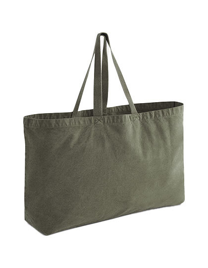 Garment Dyed Oversized Tote Bag