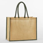 Natural Starched Jute Classic Shopper