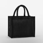 Natural Starched Jute Midi Bag