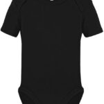 Organic Baby Bodysuit Short Sleeve Bailey 01