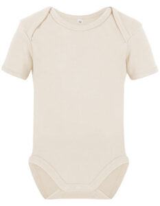 Organic Baby Bodysuit Short Sleeve Bailey 01