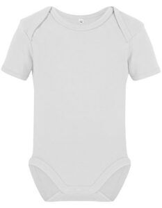 Organic Baby Bodysuit Short Sleeve Bailey 01