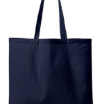 Organic Canvas Carrier Bag Medium Long Handle London 02