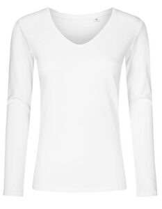 Women´s V-Neck T-Shirt Long Sleeve