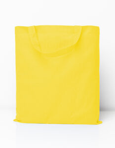 Cotton Bag Colored Short Handles