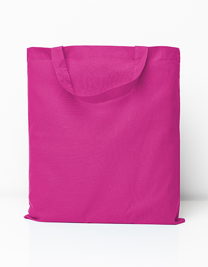 Cotton Bag Colored Short Handles