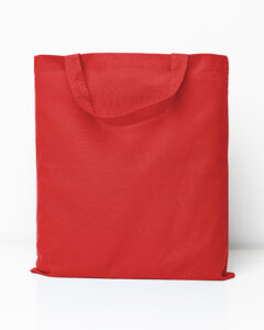 Cotton Bag Colored Short Handles
