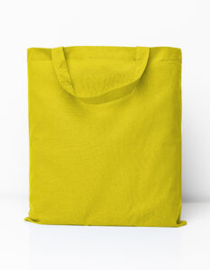Cotton Bag Colored Short Handles