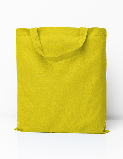 Cotton Bag Colored Short Handles