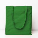 Cotton Bag Colored Long Handles