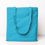 Cotton Bag Colored Long Handles