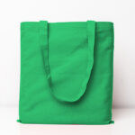 Cotton Bag Colored Long Handles