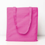 Cotton Bag Colored Long Handles
