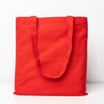 Cotton Bag Colored Long Handles