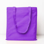Cotton Bag Colored Long Handles