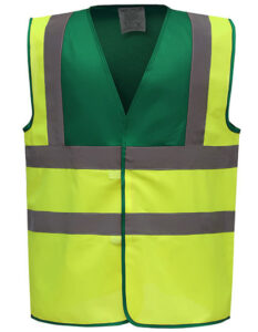 Hi-Vis 2 Bands & Braces Waistcoat