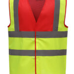 Hi-Vis 2 Bands & Braces Waistcoat