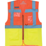 Hi-Vis Top Cool Recycled Open Mesh Executive Waistcoat