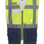 Hi-Vis Top Cool Recycled Open Mesh Executive Waistcoat