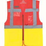 Hi-Vis Top Cool Recycled Open Mesh Executive Waistcoat