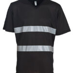 Hi-Vis Top Cool Super Light V-Neck T-Shirt