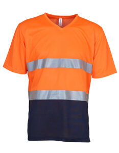 Hi-Vis Top Cool Super Light V-Neck T-Shirt