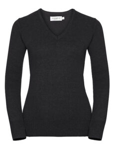 Ladies´ V-Neck Knitted Pullover