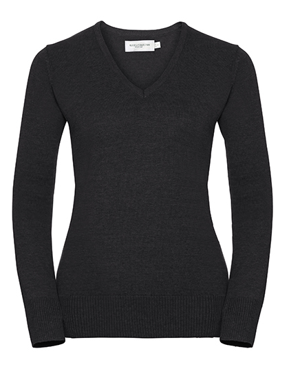 Ladies´ V-Neck Knitted Pullover