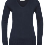 Ladies´ V-Neck Knitted Pullover