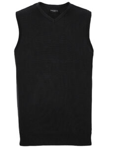 Men’s V-Neck Sleeveless Knitted Pullover
