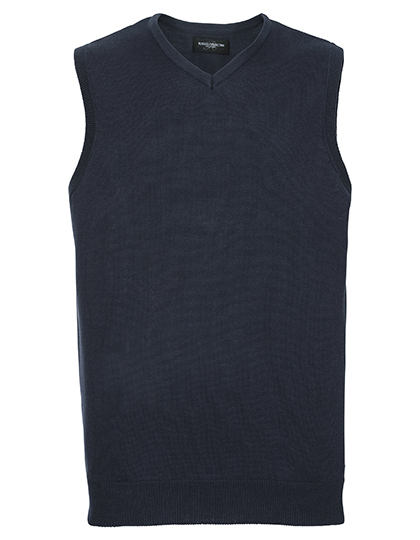 Men’s V-Neck Sleeveless Knitted Pullover